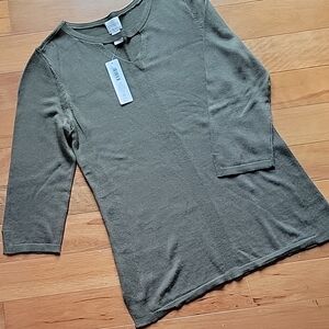 Chico's Keyhole Sweater